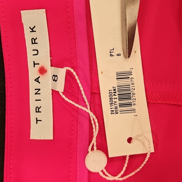 💕TRINA TURK💕 Verity 2 Pant ~ Petal Pink 8 NWT - Picture 11 of 12